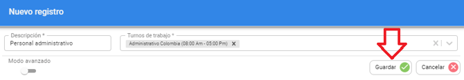 12.- Configuraciones Intelli Time- Adivinacion de turno- Guardar