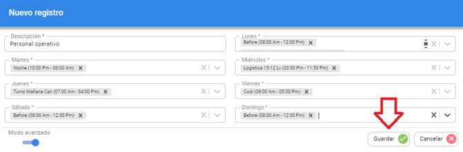 14.- Configuraciones Intelli Time- Adivinacion de turno- avanzado